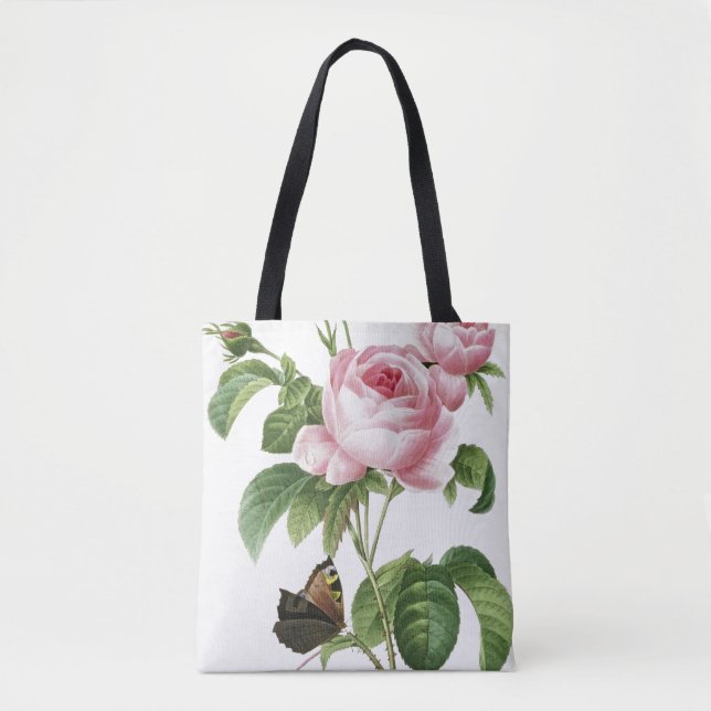 Rosa Centifolia Tote Bag (Front)