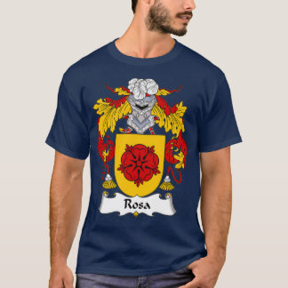 Rosa Coat of Arms Family Crest T-Shirt