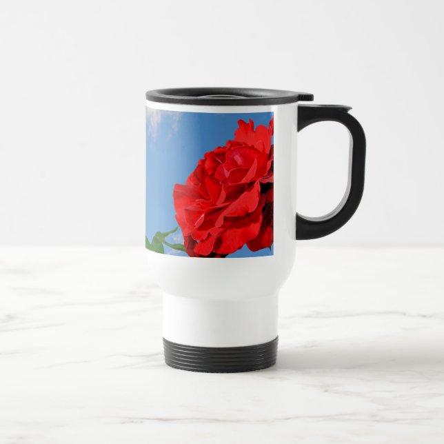 Rosa Don Juan with a blue sky Mug (Right)