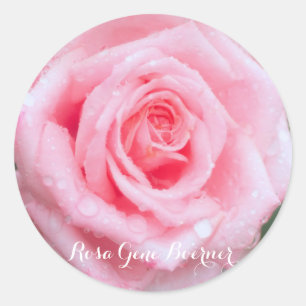 Rosa Gene Boerner [Round Seal] Classic Round Sticker