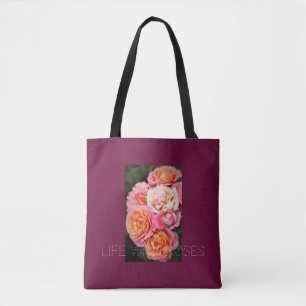 Rosa Kaleidoscope Tote Bag
