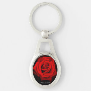 Rosa Kardinal:Metal Key Chain