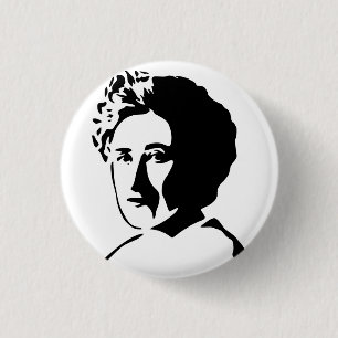 ROSA LUXEMBURG 3 CM ROUND BADGE