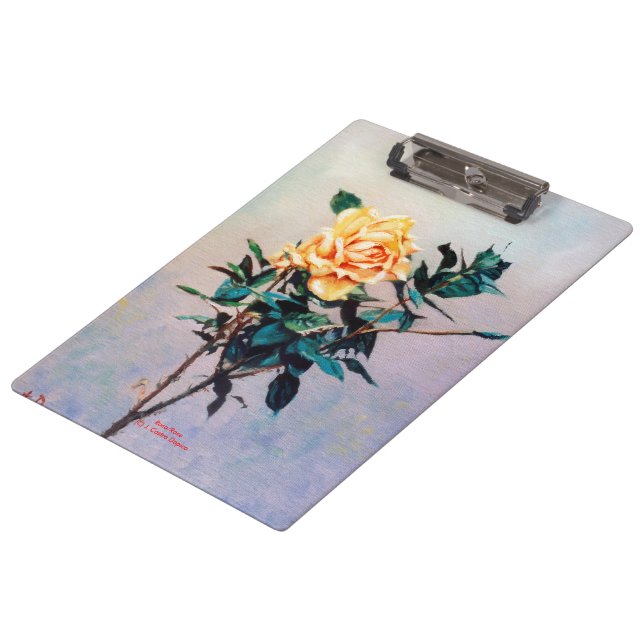 Rosa/Rose Clipboard (Angled)