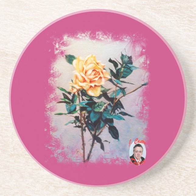 Rosa/Rose Coaster (Front)