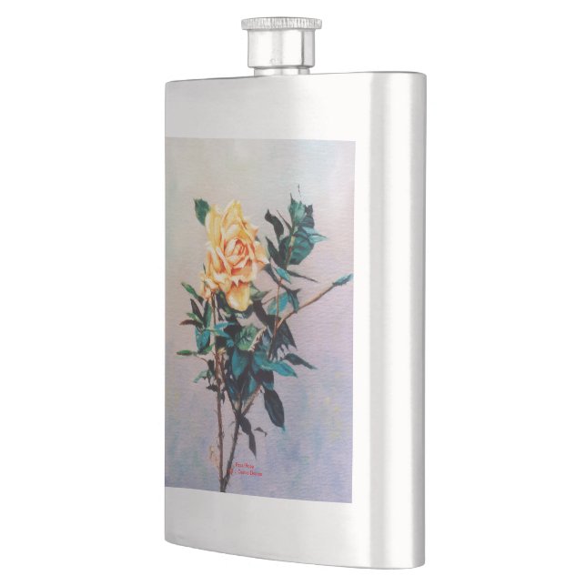 Rosa/Rose Hip Flask (Left)
