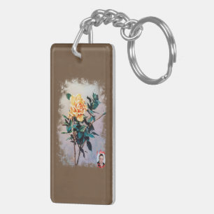 Rosa/Rose Key Ring