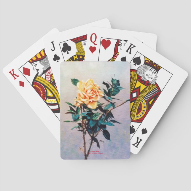 Rosa/Rose Playing Cards (Back)
