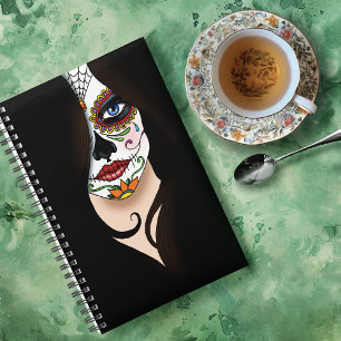 Rosa Sugar Skull Portrait Planner