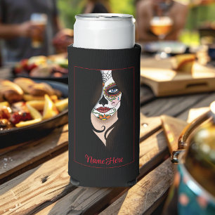 Rosa Sugar SKull Seltzer Can Cooler