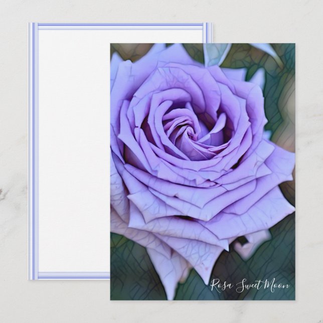 Rosa Sweet Moon: Flat Card (Front/Back)