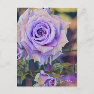 Rosa Sweet Moon [Postcard] Postcard