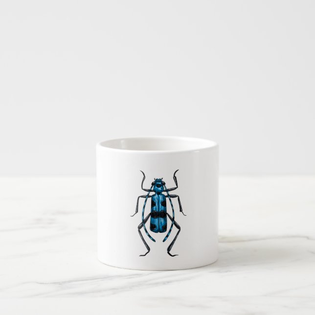 Rosalia Alpina beetle Espresso Cup (Front)
