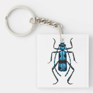 Rosalia Alpina beetle Key Ring