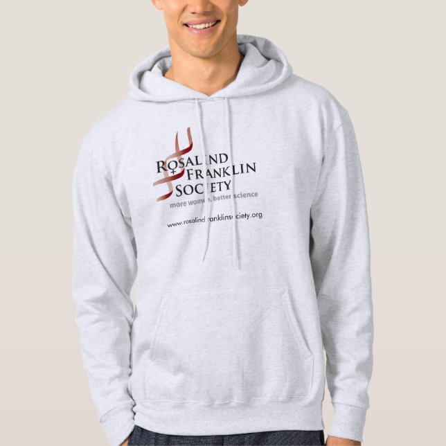 Rosalind Franklin Men's Hooded Sweatshirt (Front)