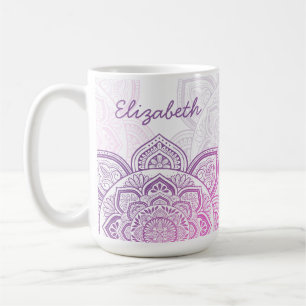 Rosaline Mandala 15 oz. Personalised Mug