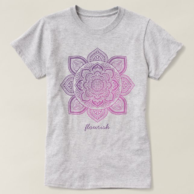 Rosaline Mandala Personalised T-Shirt (Creator Uploaded)