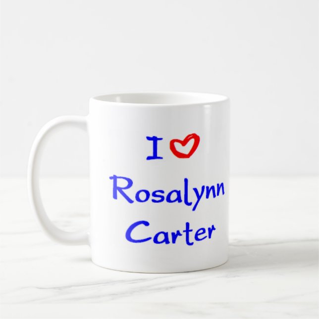 rosalynn carter coffee mug (Left)