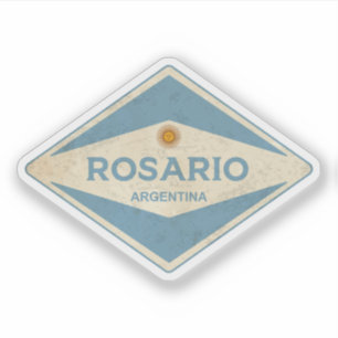 Rosario Argentina Vintage Sticker