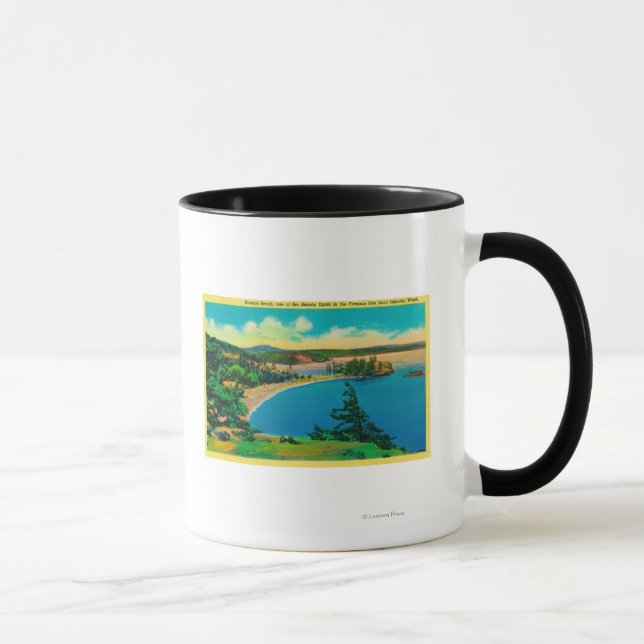Rosario Beach in San Juan Islands, Washington Mug (Right)