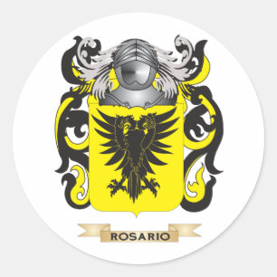 Rosario Coat of Arms (Family Crest) Classic Round Sticker