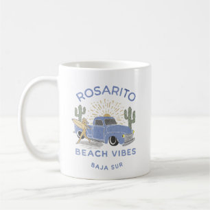 Rosarito Mexico Beach Vibes vintage Coffee Mug