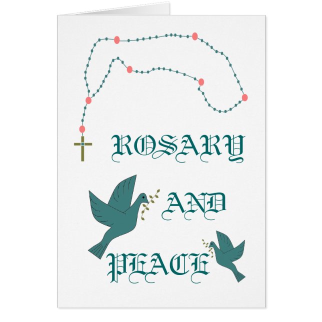 ROSARY AND PEACE (Front)
