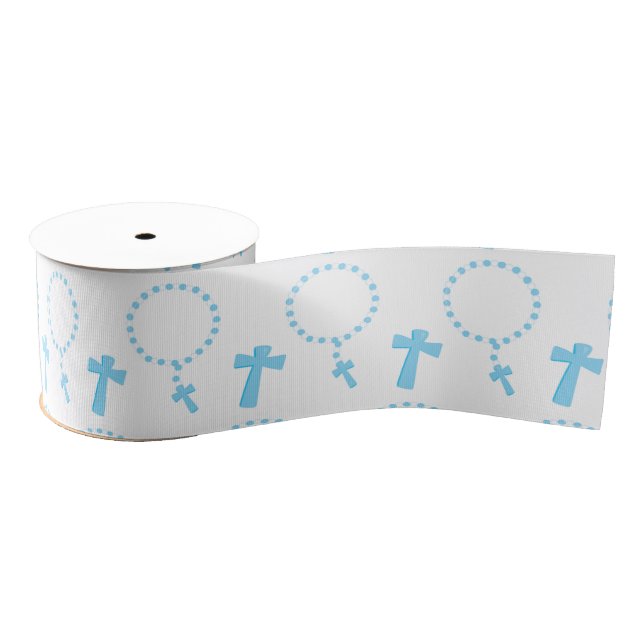 Rosary beads grosgrain ribbon (Spool)