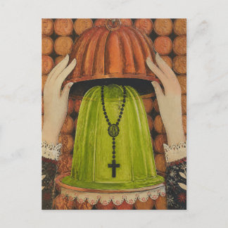 Rosary in the Gelatin Mould Postcard