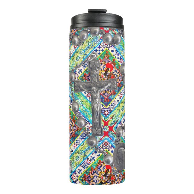 Rosary, Portugal Thermal Tumbler (Front)