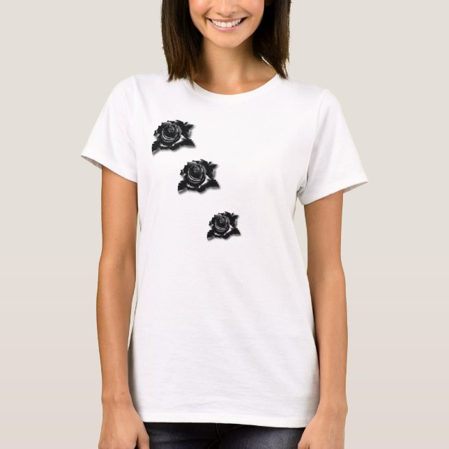 Rosas Negras T-Shirt (Front)