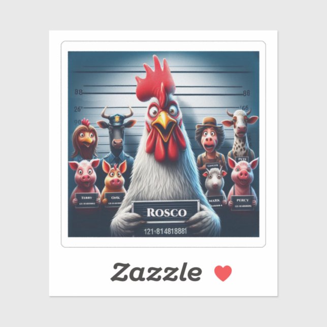 "Rosco Chicken Lineup" Vinyl  (Sheet)