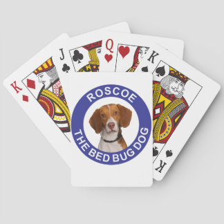 Roscoe the Bed Bug Dog Playing Cards