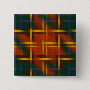 Roscommon County Irish Tartan 15 Cm Square Badge