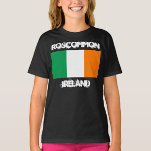 Roscommon, Ireland with Irish flag T-Shirt