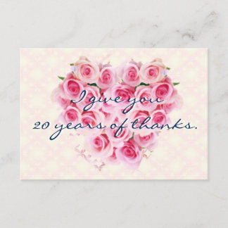 ROSE　感謝　カード THANK YOU CARD