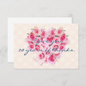 ROSE　感謝　カード THANK YOU CARD (Front/Back)