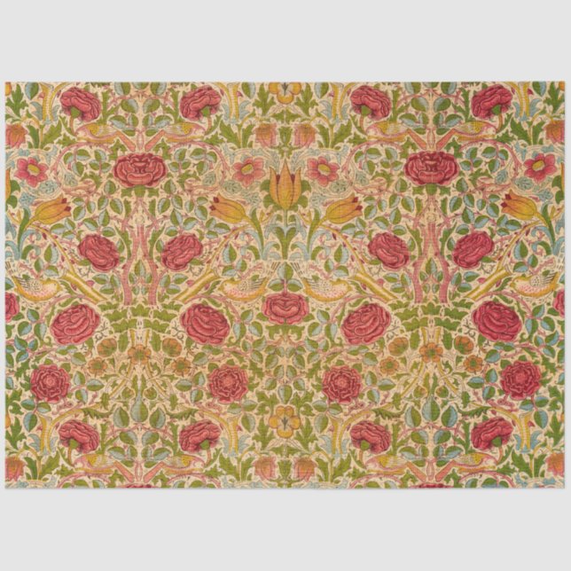 Rose, 1883 by William Morris Tissue Paper (Front)