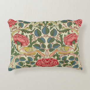 'Rose', 1883 (printed cotton) Decorative Cushion
