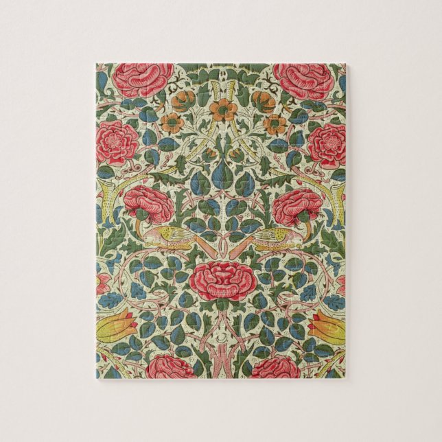 'Rose', 1883 (printed cotton) Jigsaw Puzzle (Vertical)