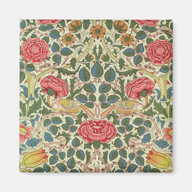 'Rose', 1883 (printed cotton) Magnet (Front)