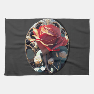 ROSE #1 TEA TOWEL