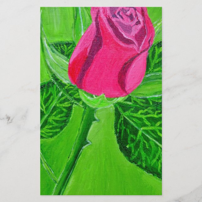 Rose 1a stationery (Front)