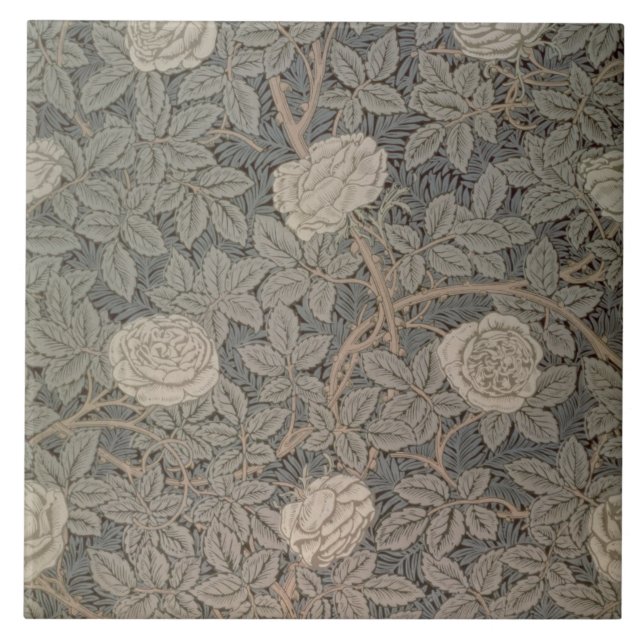 'Rose-90' wallpaper design Tile (Front)