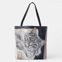 Rose a Cat with Striking Green Eyes