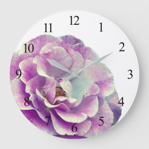 Rose Acrylic Wall Clock