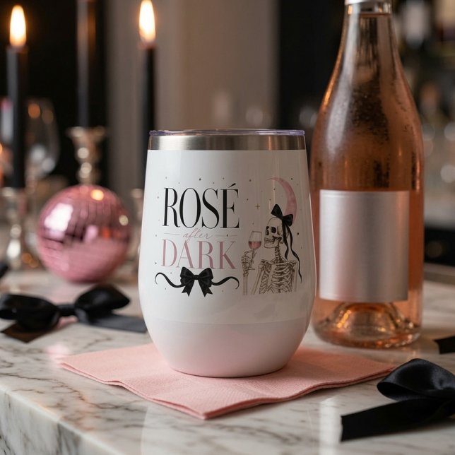 Rosé After Dark Skeleton Halloween  (Creator Uploaded)