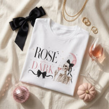 Rosé After Dark Skeleton Halloween