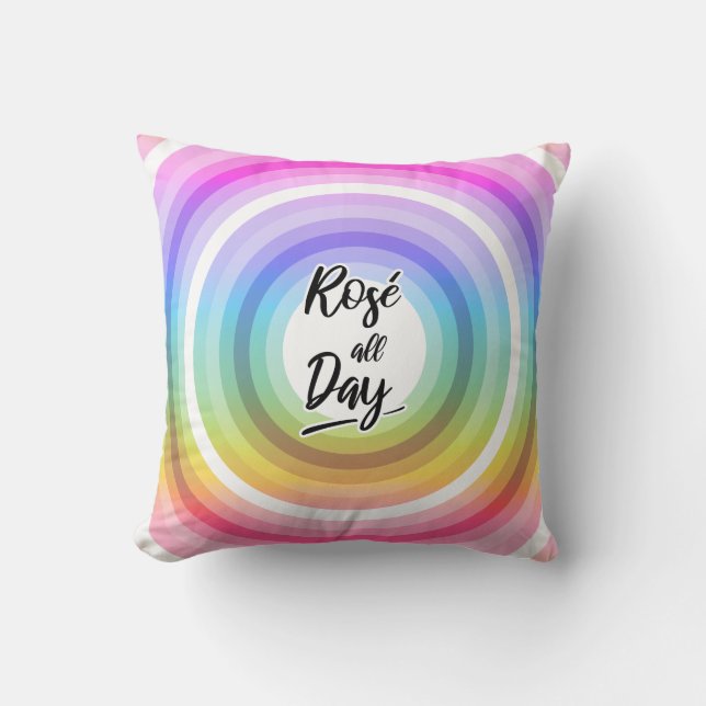 Rosé all day cushion (Front)