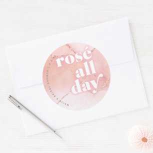 Rosé All Day Favour Stickers
